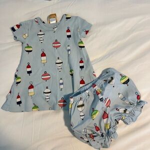 TBBC play dress and bloomers 18-24M
